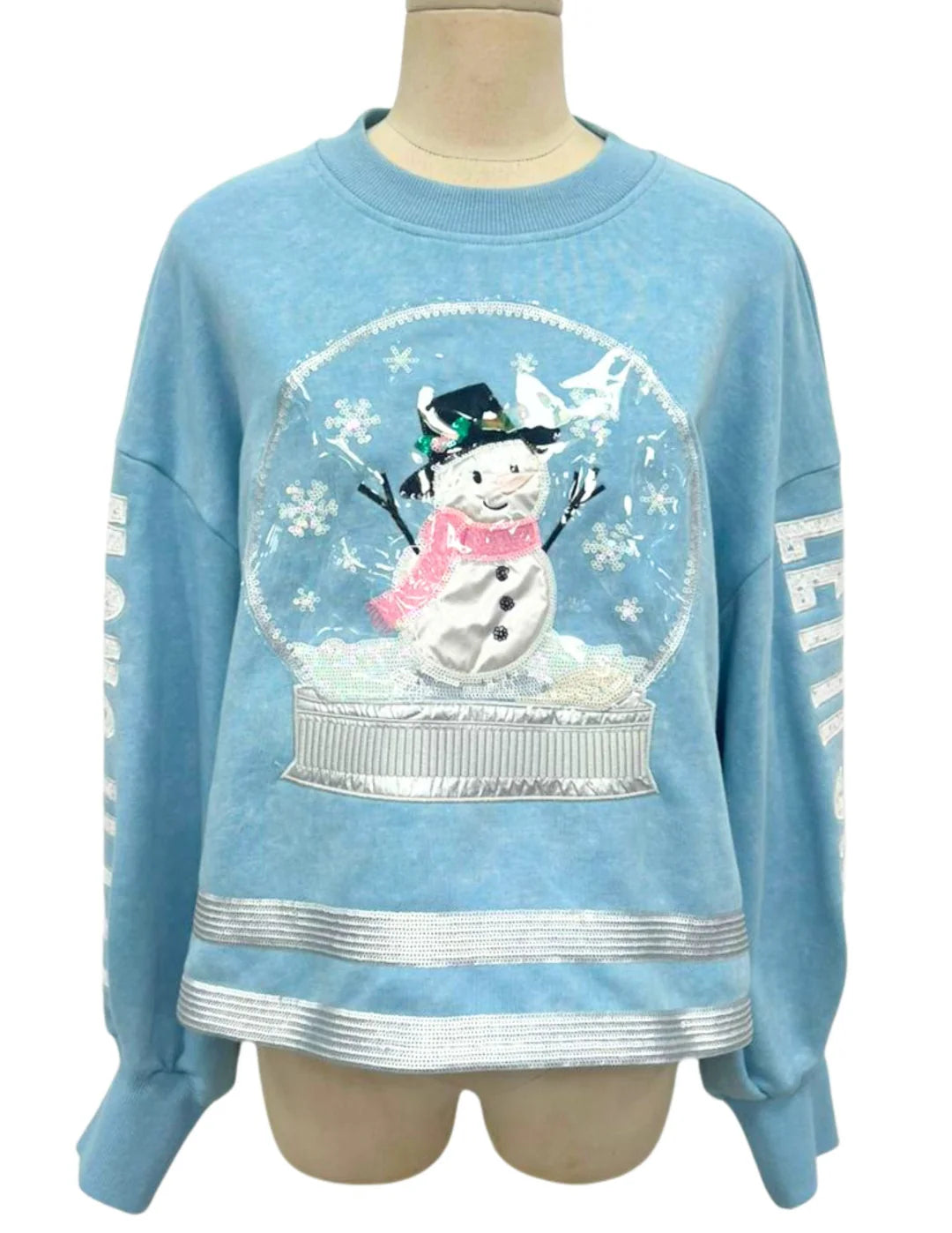 BRIANNA CANNON LET IT SNOW GLOBE SWEATSHIRT (PREORDER)
