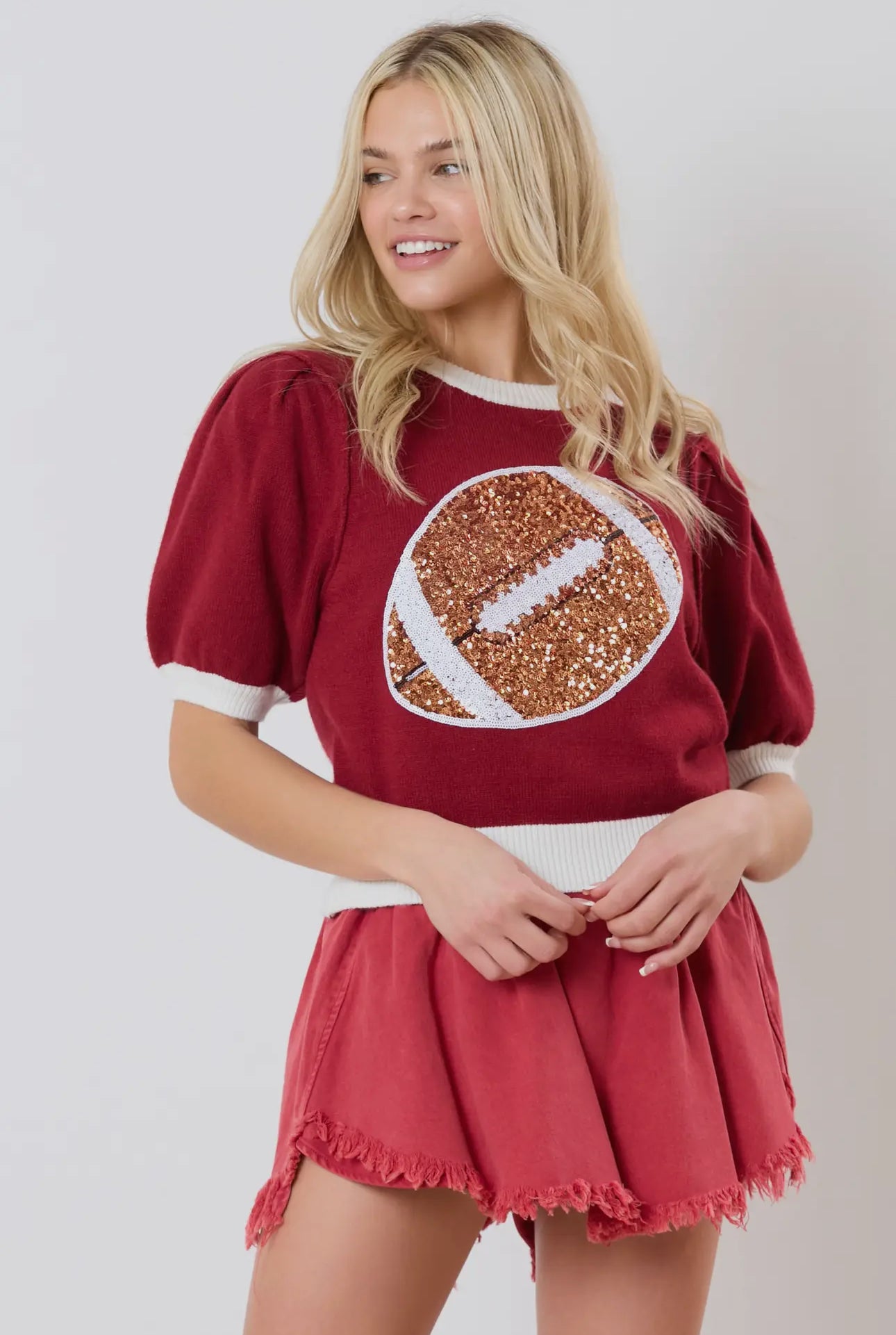 Football 🏈 Sequin Sweater (PREORDER) multiple colors