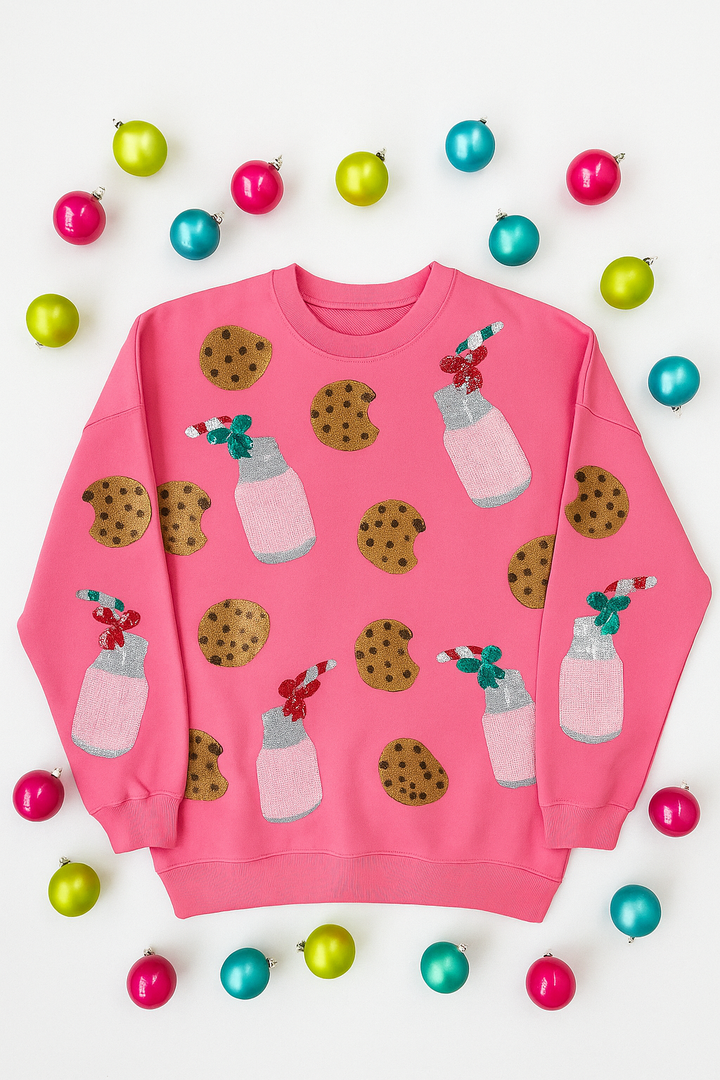 COOKIES & MILK PINK PULLOVER RTS