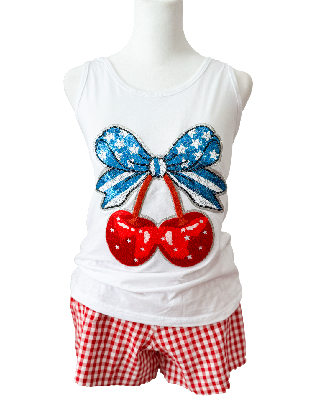 Red White & Blue Cherry Tank (ships 2 weeks)