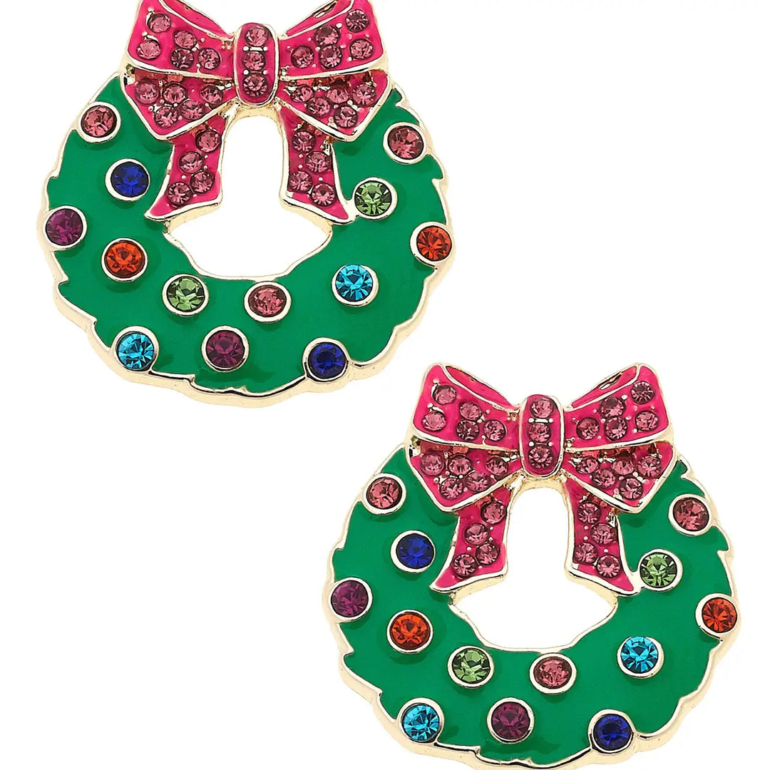 Jeweled Wreath Earrings (PREORDER)