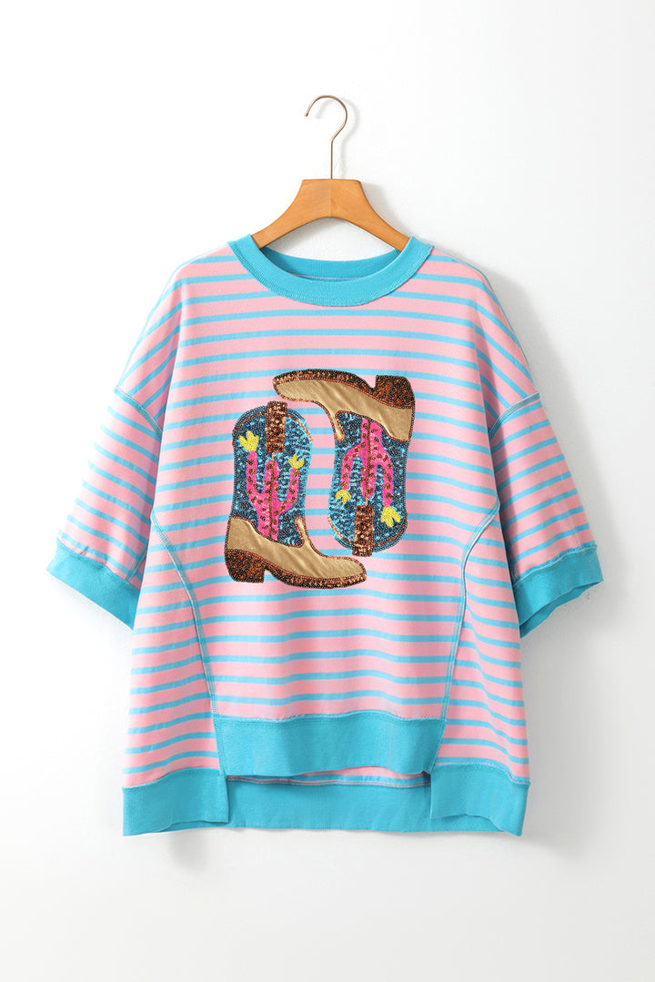 Sequin Cowboy Boot Top (ships 1-2 weeks)