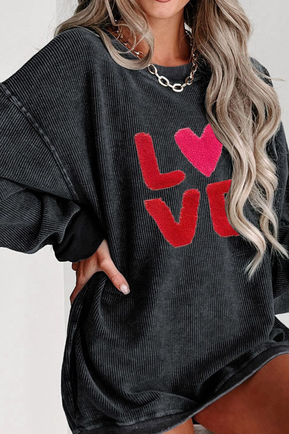 Love sweatshirt ships 2-3 weeks