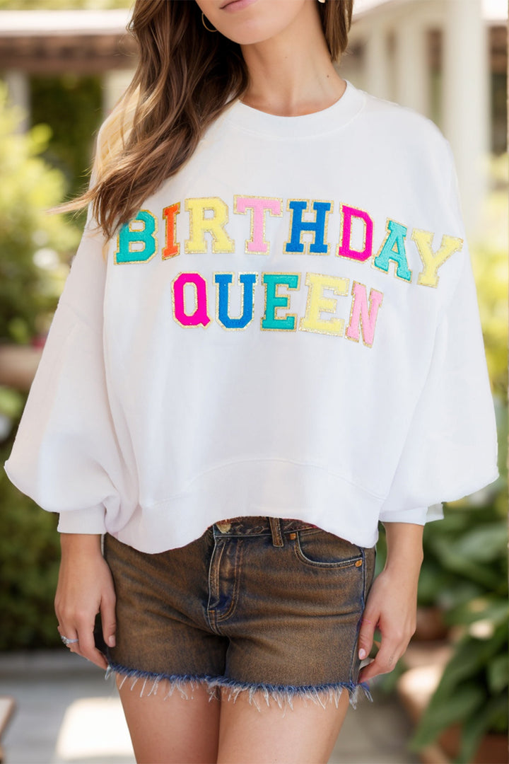 BIRTHDAY QUEEN Top (ships 1-2 weeks)