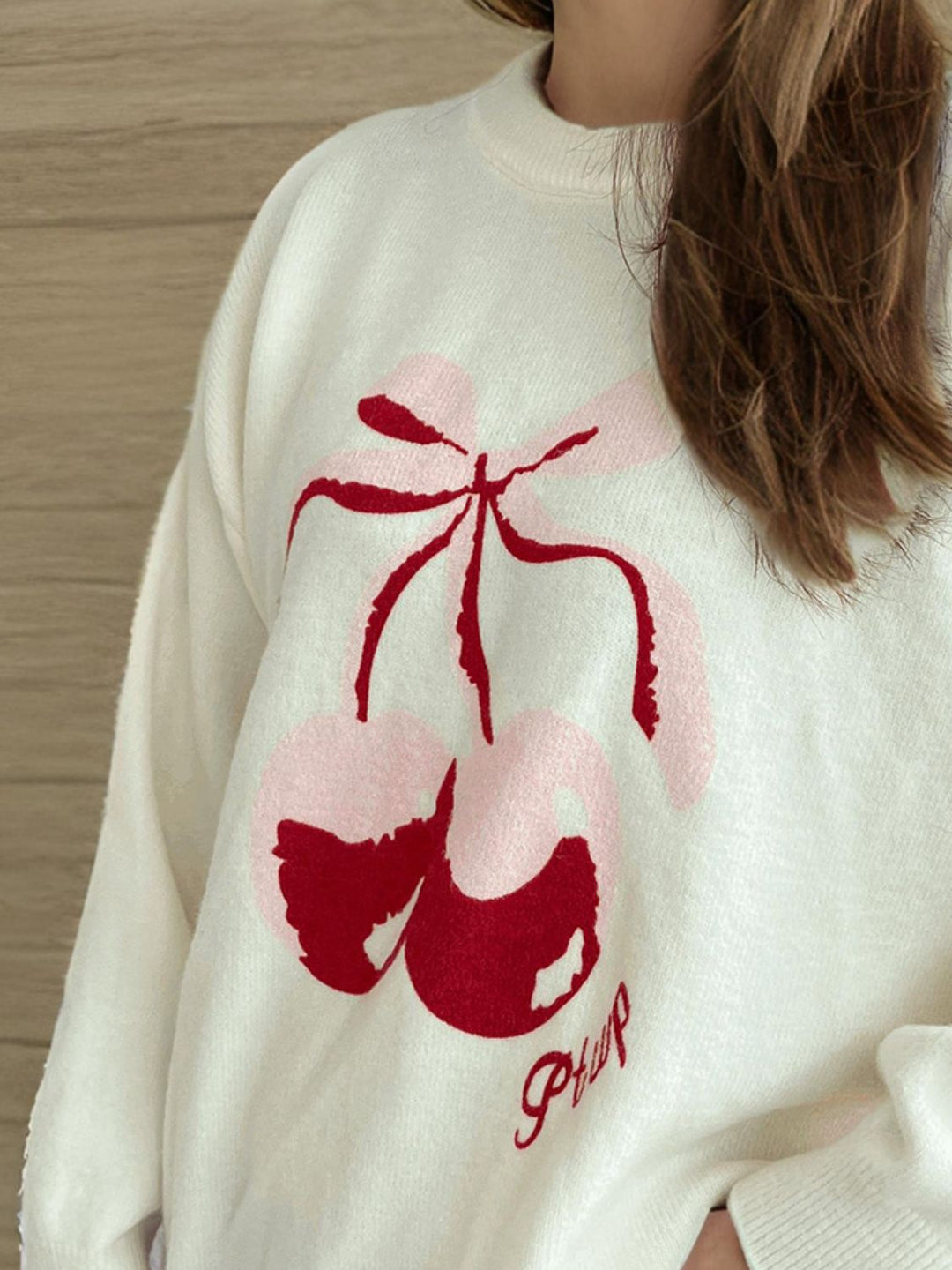 Cherry me up Sweater (ships 1-2 weeks)