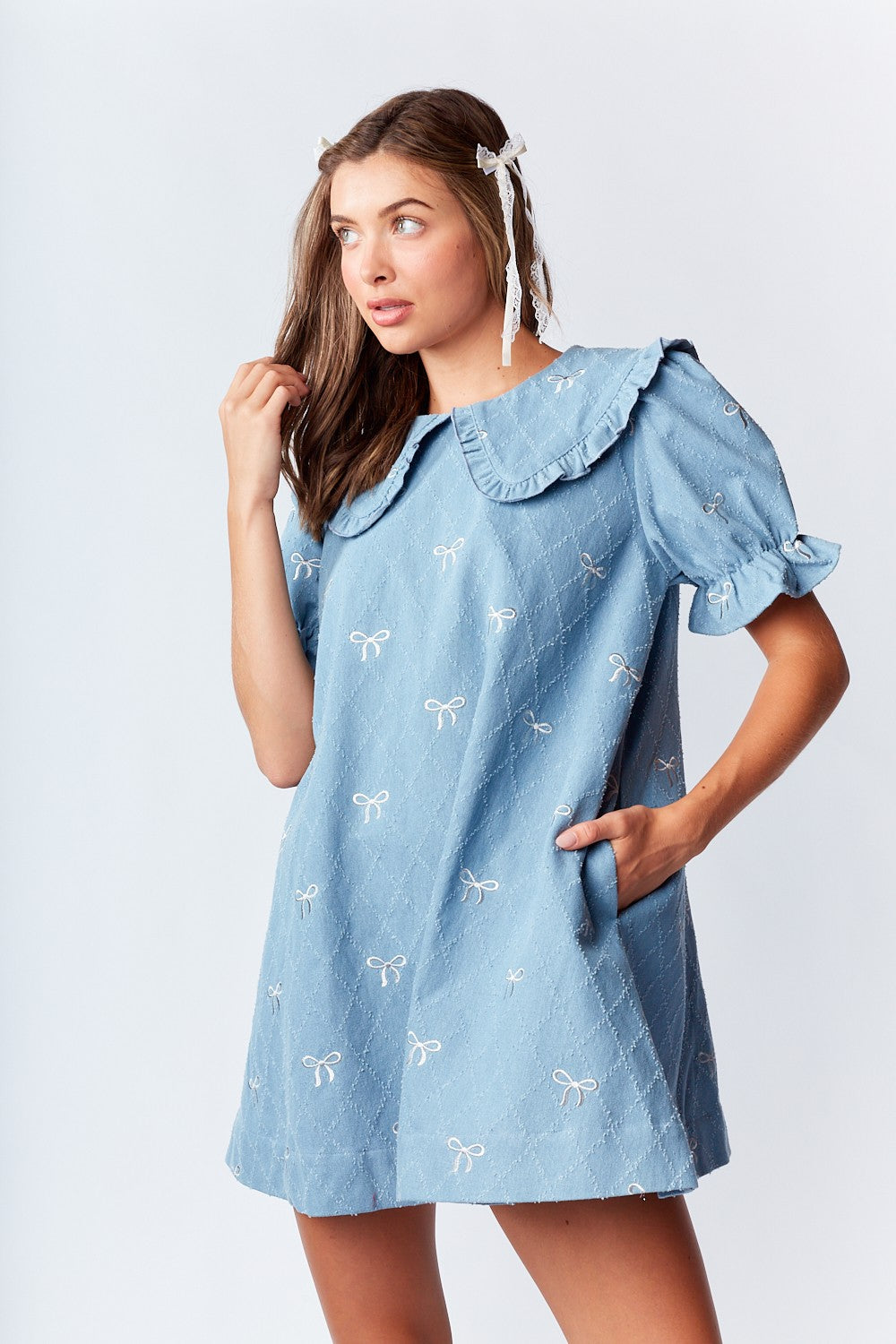 Blue Jean Baby Dress (ships 1  week)