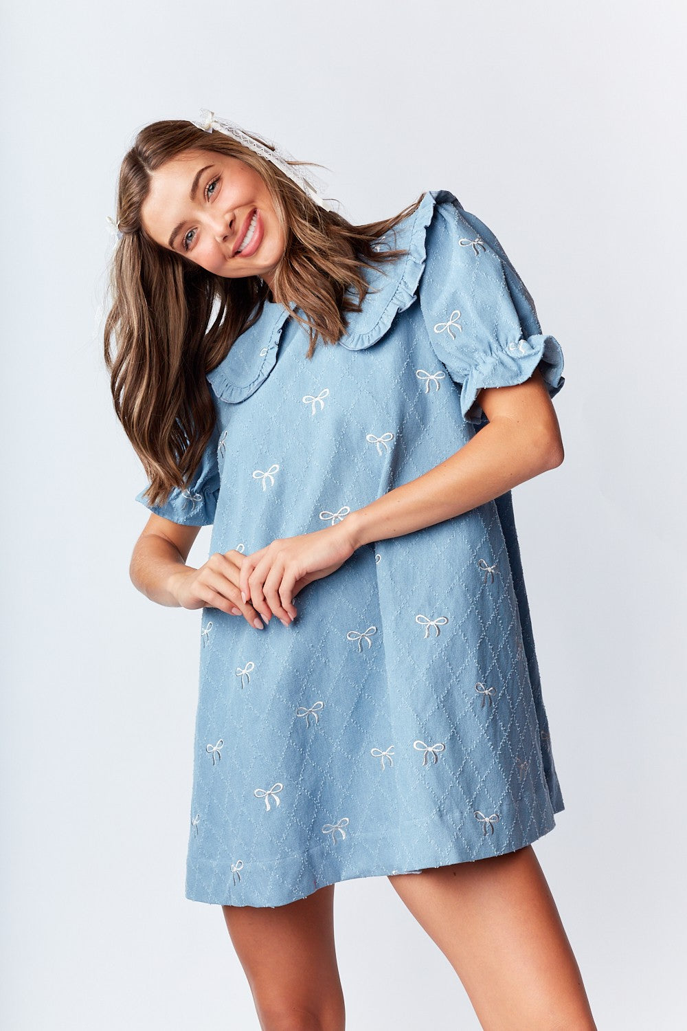 Blue Jean Baby Dress (ships 1  week)