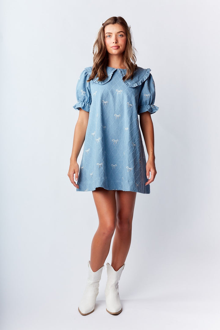 Blue Jean Baby Dress (ships 1  week)