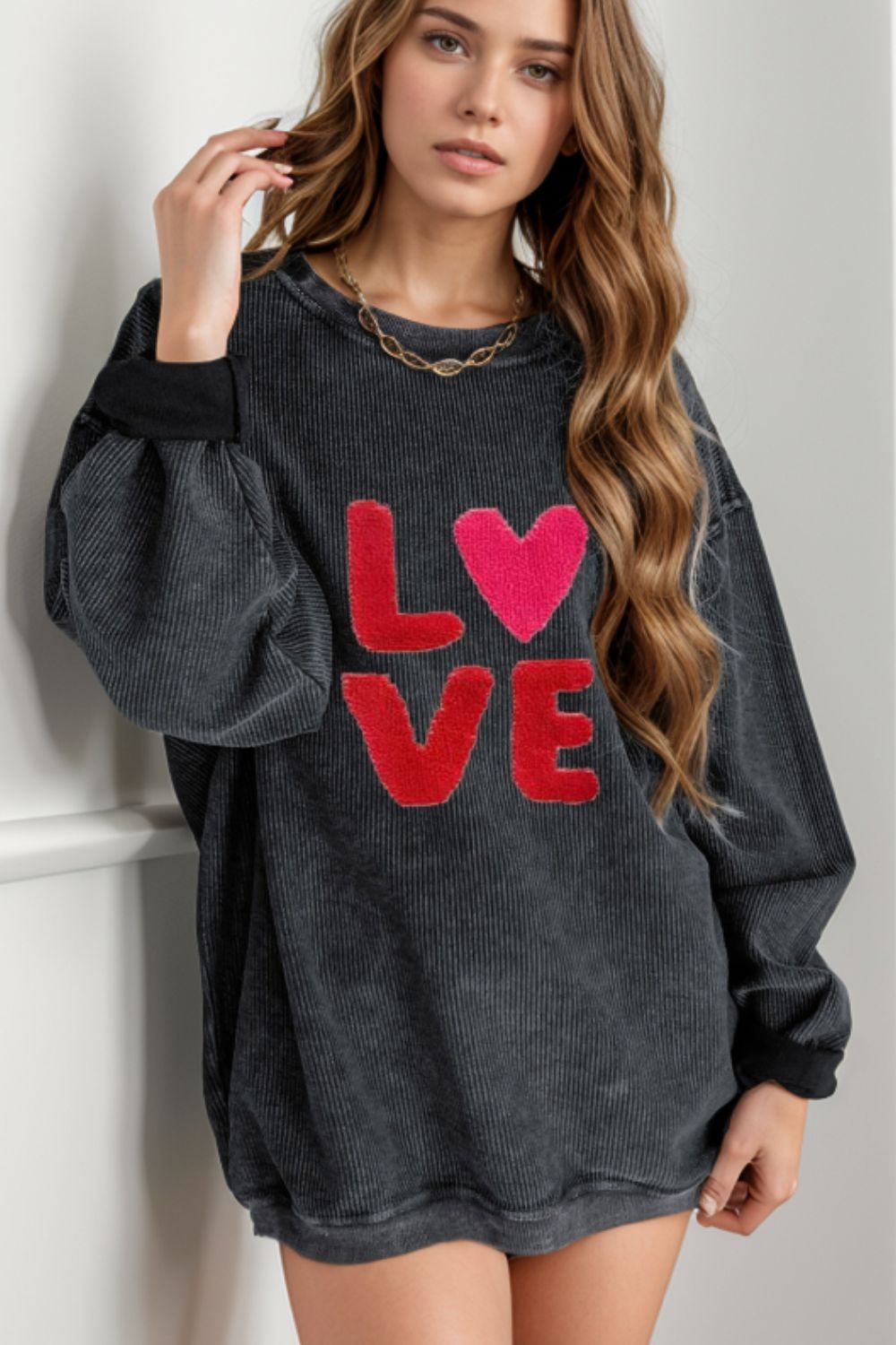 Love sweatshirt ships 2-3 weeks