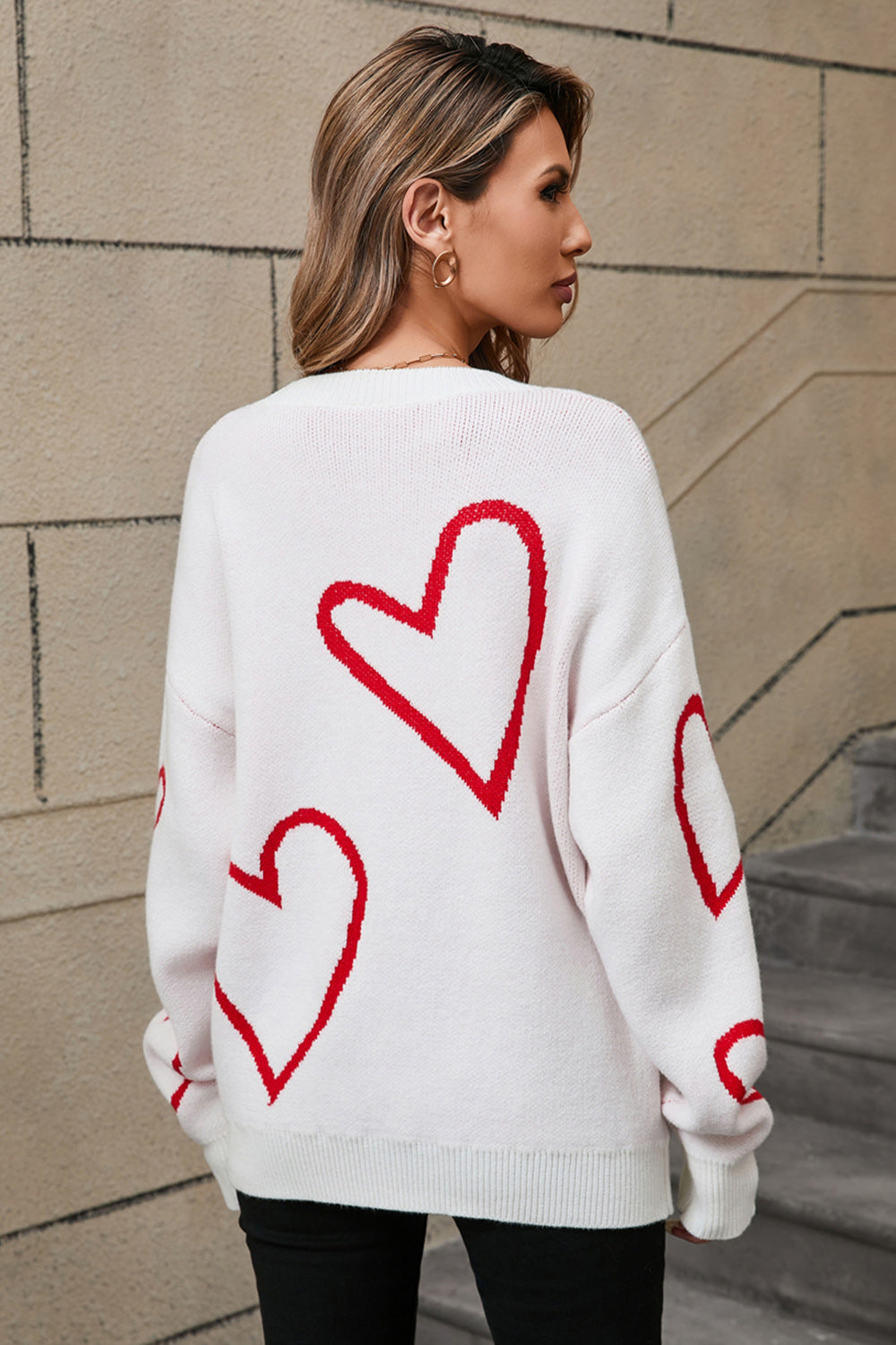 Heart Sweater (ships 2-3 weeks)