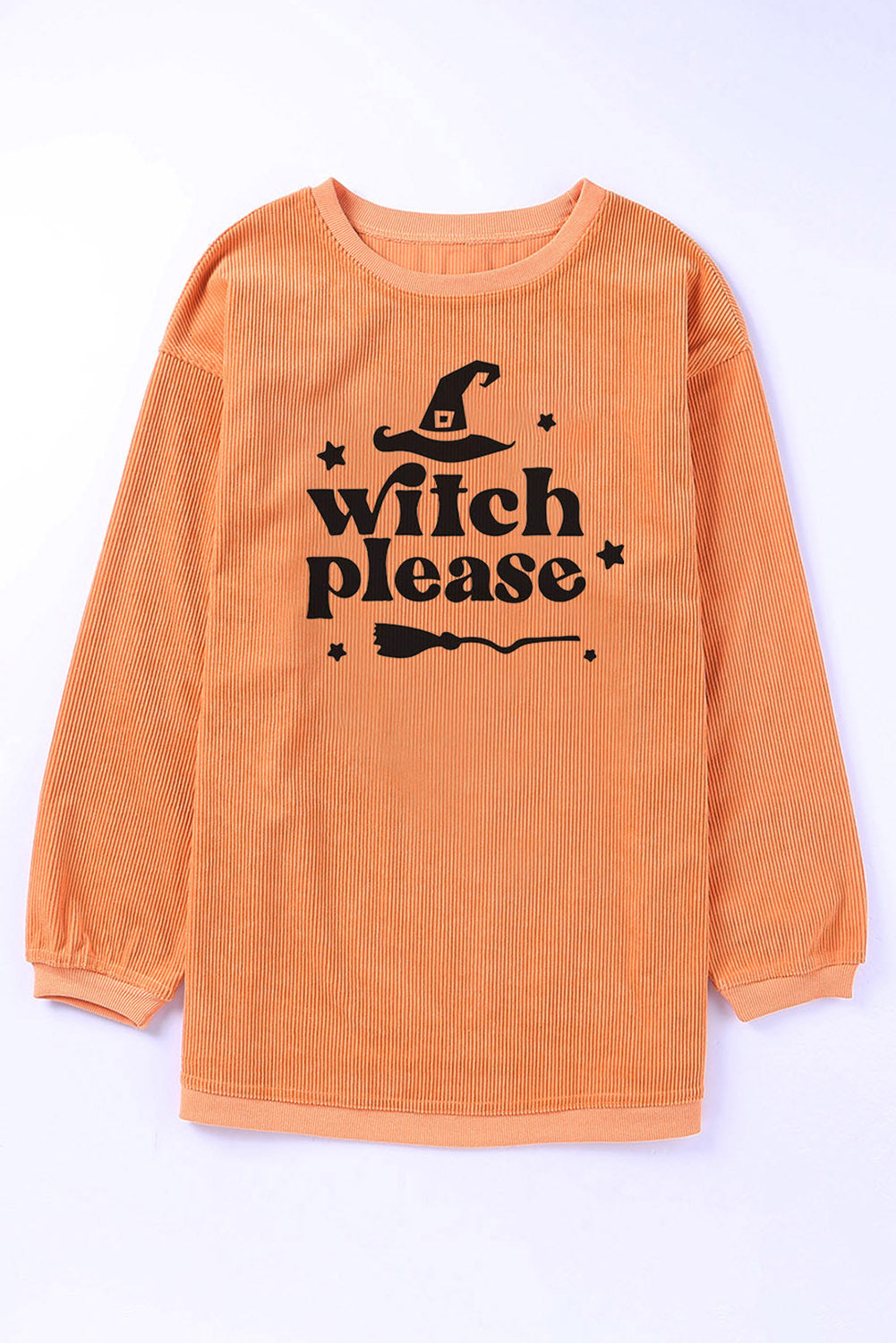 WITCH PLEASE Graphic Dropped Shoulder Sweatshirt (ships in 2 weeks)