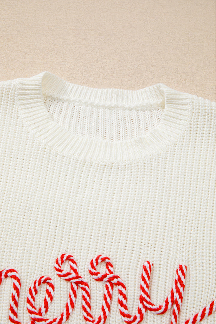 MERRY & BRIGHT Round Neck Sweater (ships 1-2 weeks)