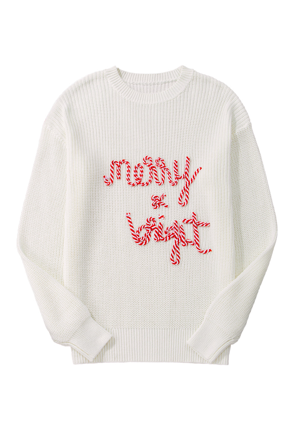 Bright White Merry & Bright Christmas Sweater (ships 2-3 weeks)