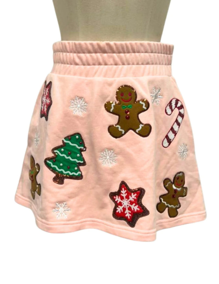 BRIANNA CANNON HOLIDAY COOKIE SKORT (PREORDER)