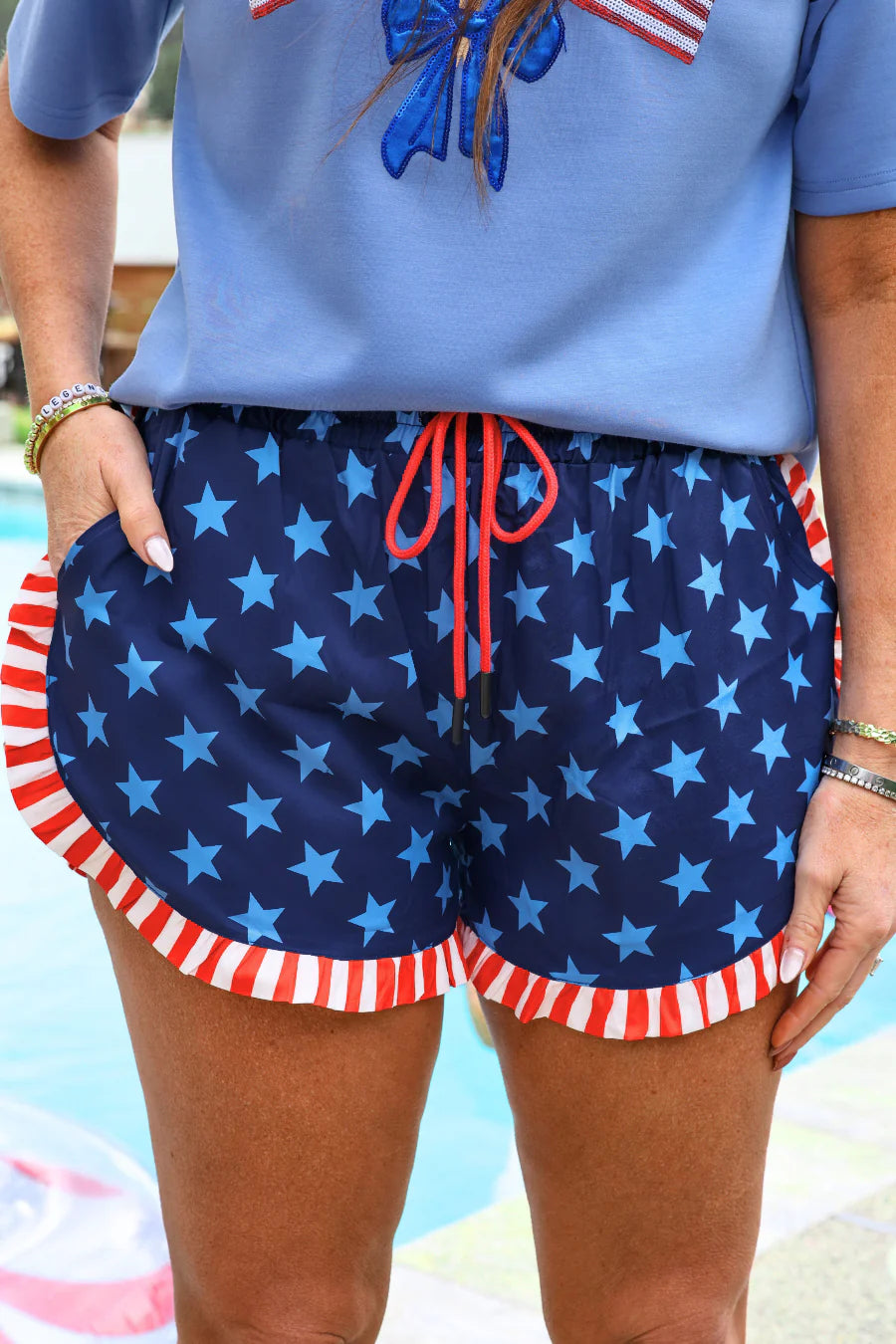 Ruffle & Stars Everyday Shorts  (ships 2-3 weeks)