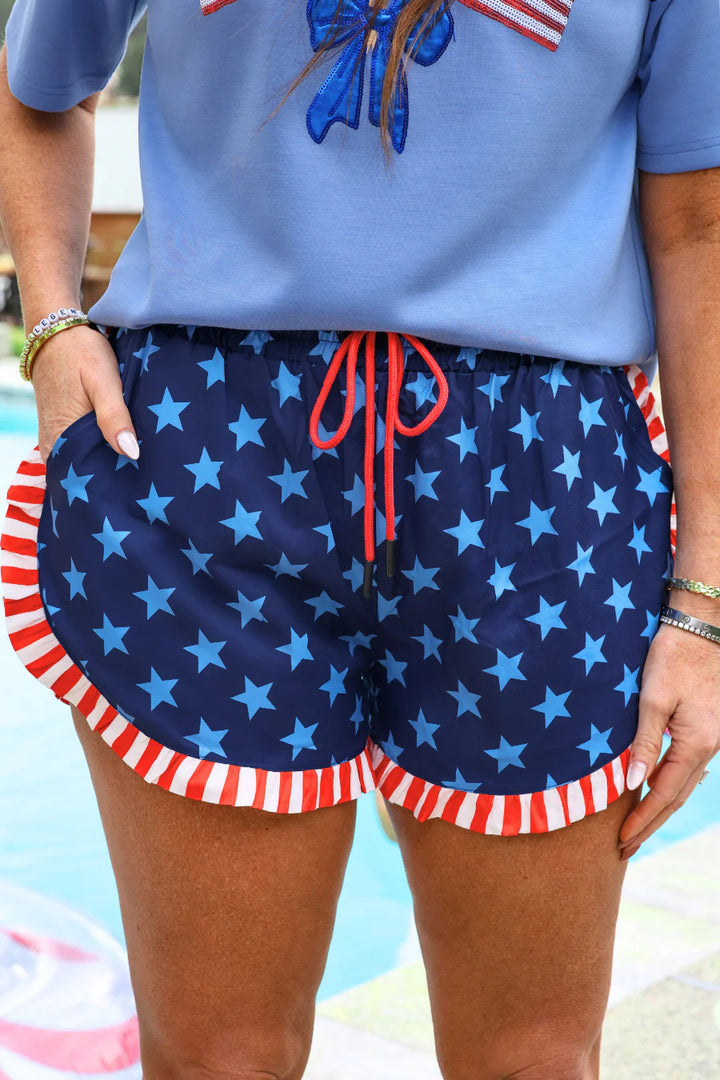 Ruffle & Stars Everyday Shorts  (ships 2-3 weeks)