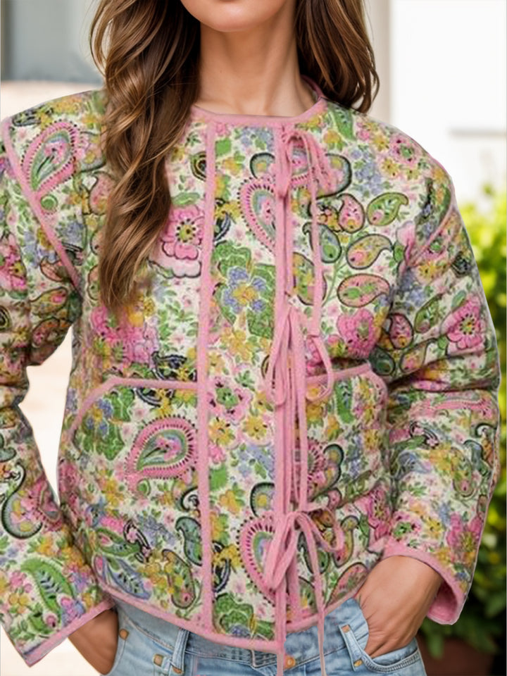 Floral Quilt Jacket (ships 1-2 weeks)