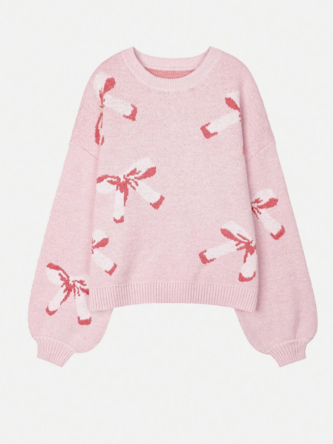 Girly Bow Soft Sweater (ships 2-3 weeks)