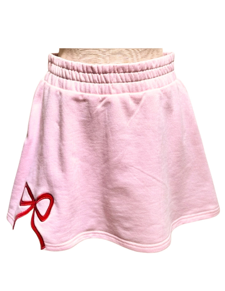 BRIANNA CANNON RED BOW SKORT (PREORDER)