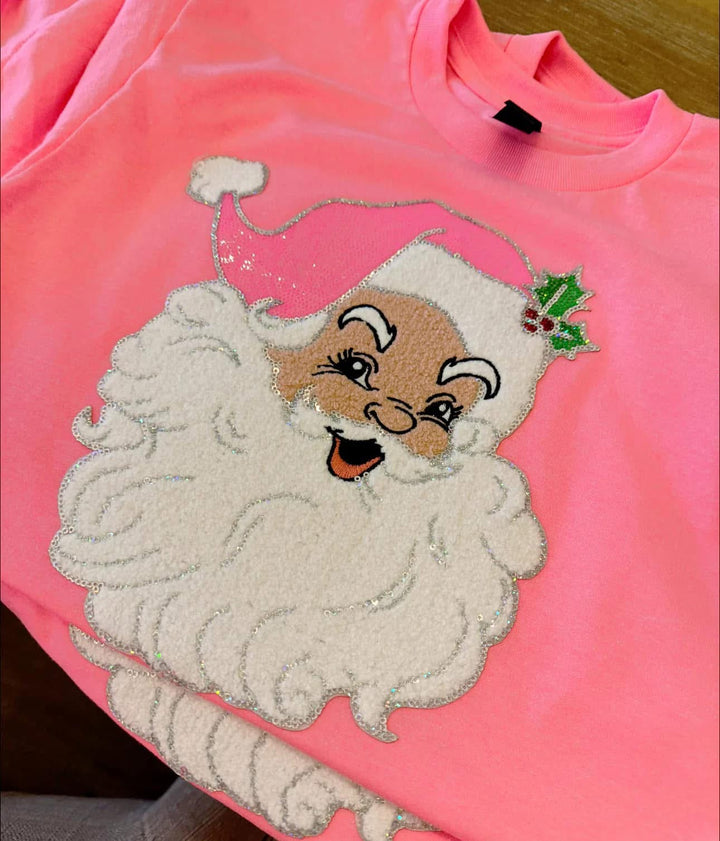DEAL OF THE DAY NEON PINK SANTA TSHIRT (PREORDER)