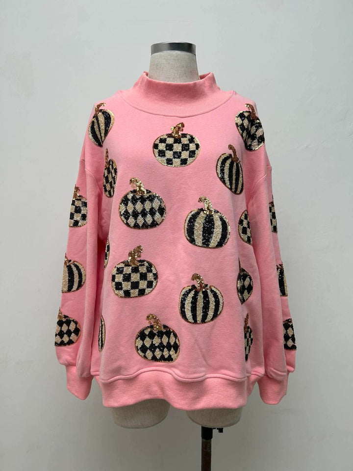 BLUSH FUNKY PUMPKIN PULLOVER (PREORDER)
