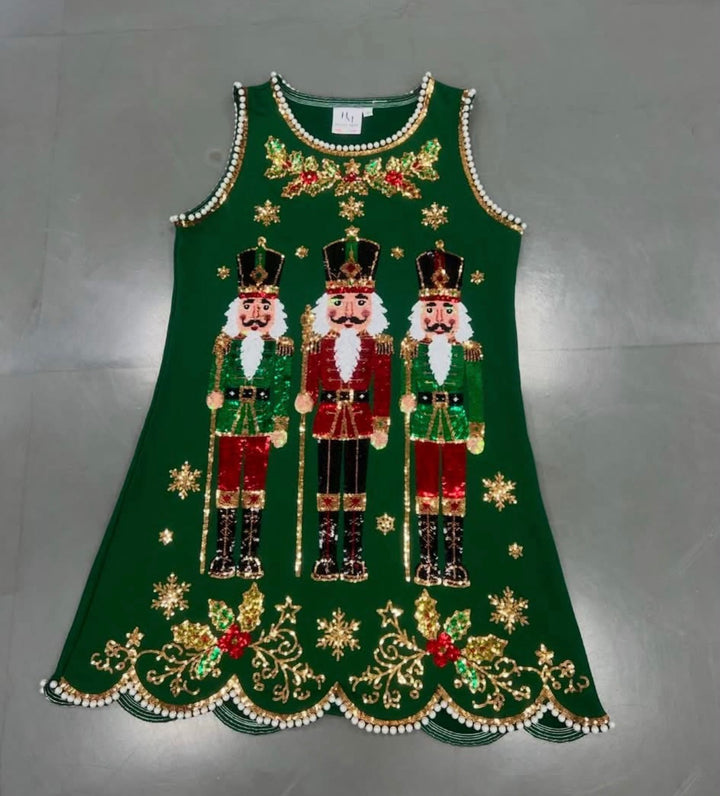 NUTCRAKER TRIO GLAM DRESS (PREORDER)