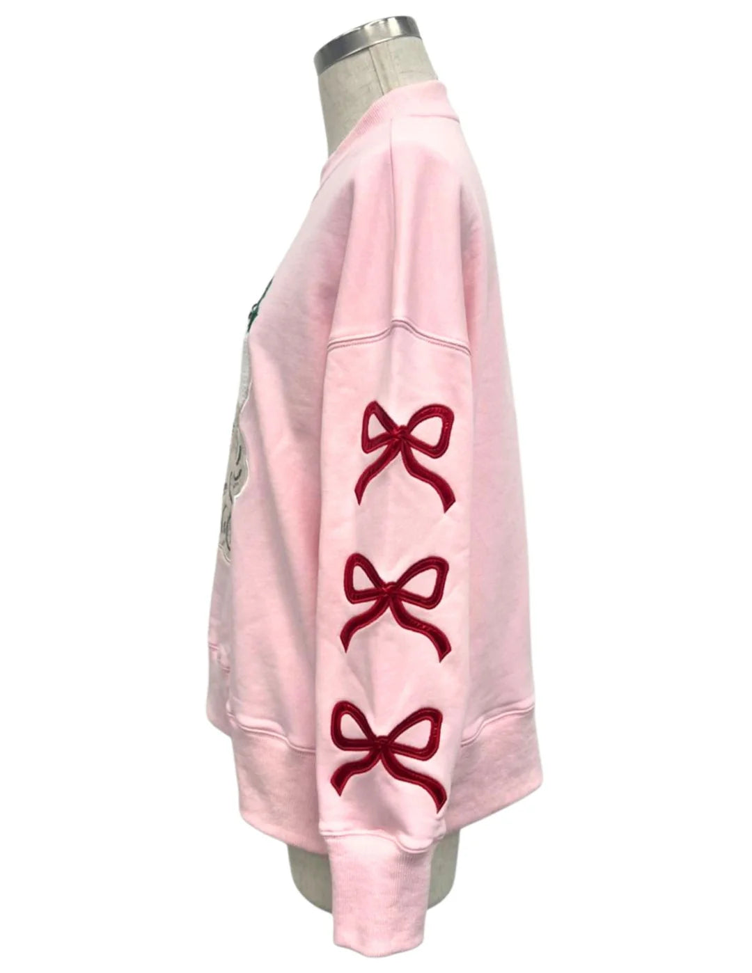 BRIANNA CANNON VINTAGE PINK SANTA SWEATSHIRT (PREORDER)