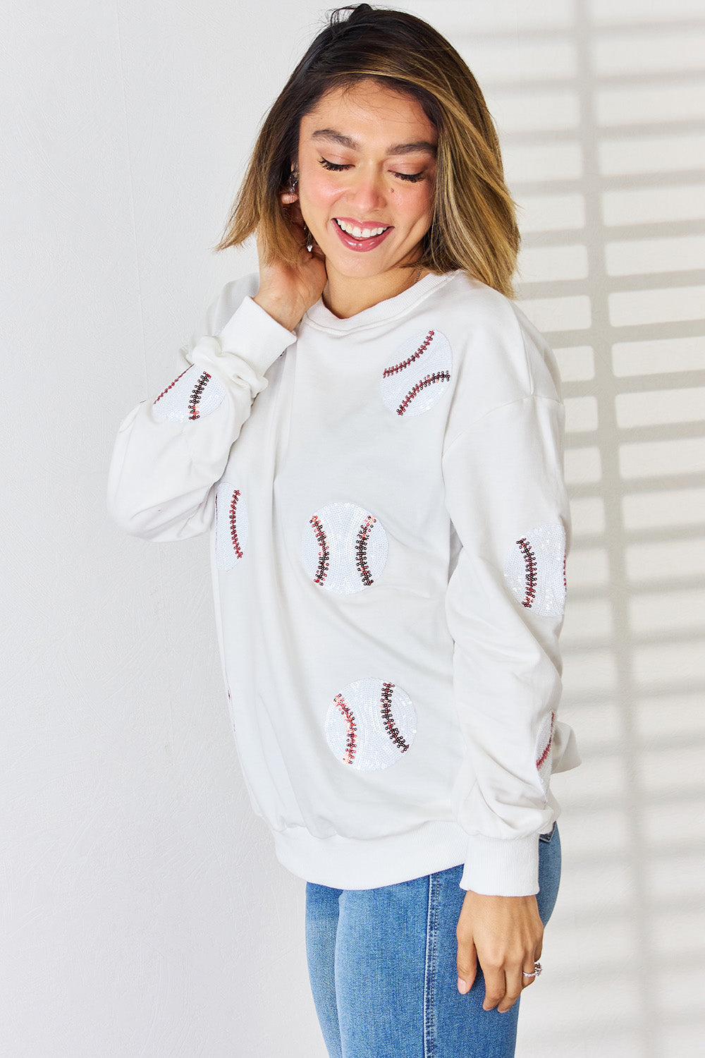 Sequin Baseball Shirt (ships 1-2 weeks)