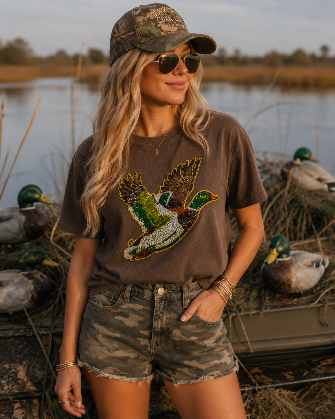 BROWN MALLARD DUCK COMFORT COLOR TSHIRT (ships 1 week)