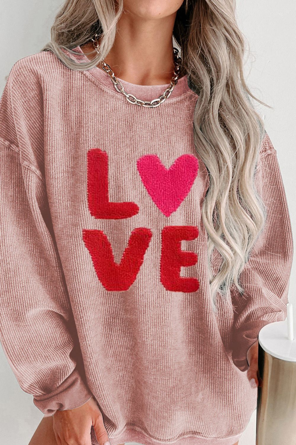 Love sweatshirt ships 2-3 weeks