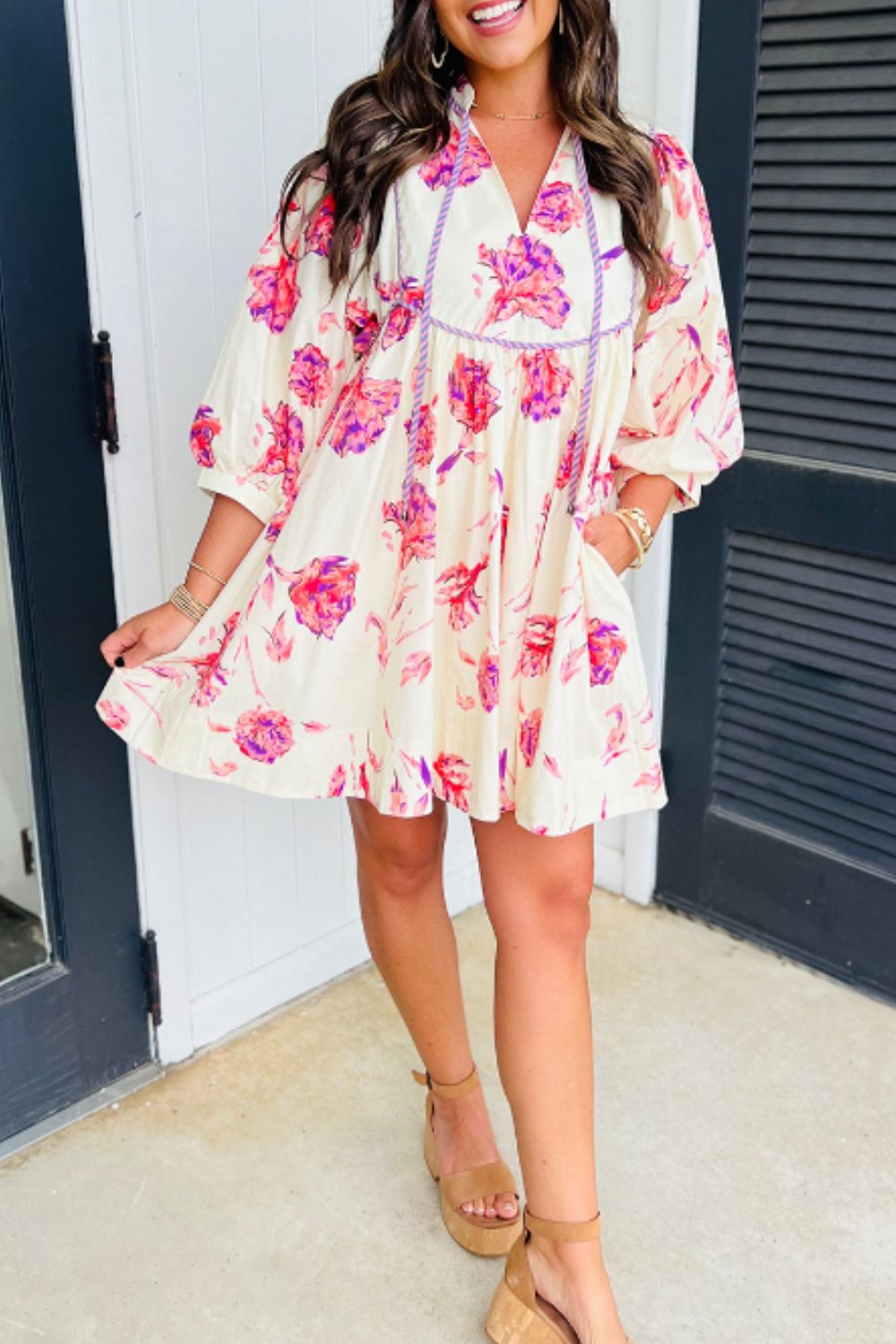 Floral & Fun Dress (ships 1-2 weeks)