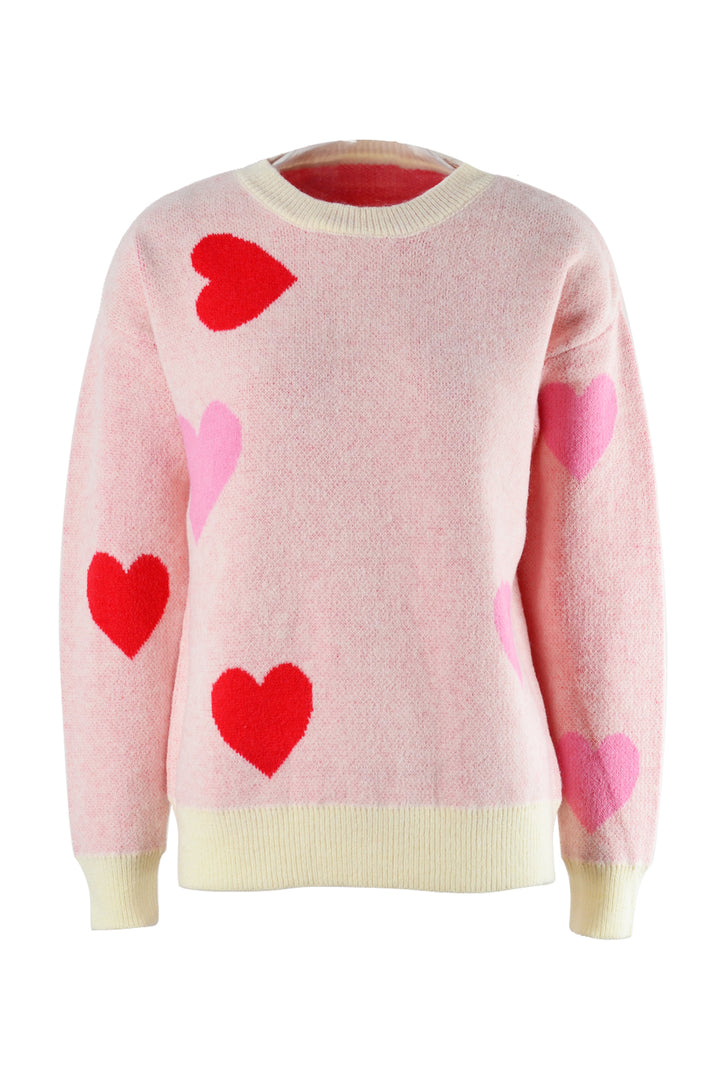 Falling for you heart sweater ships 1-2 weeks