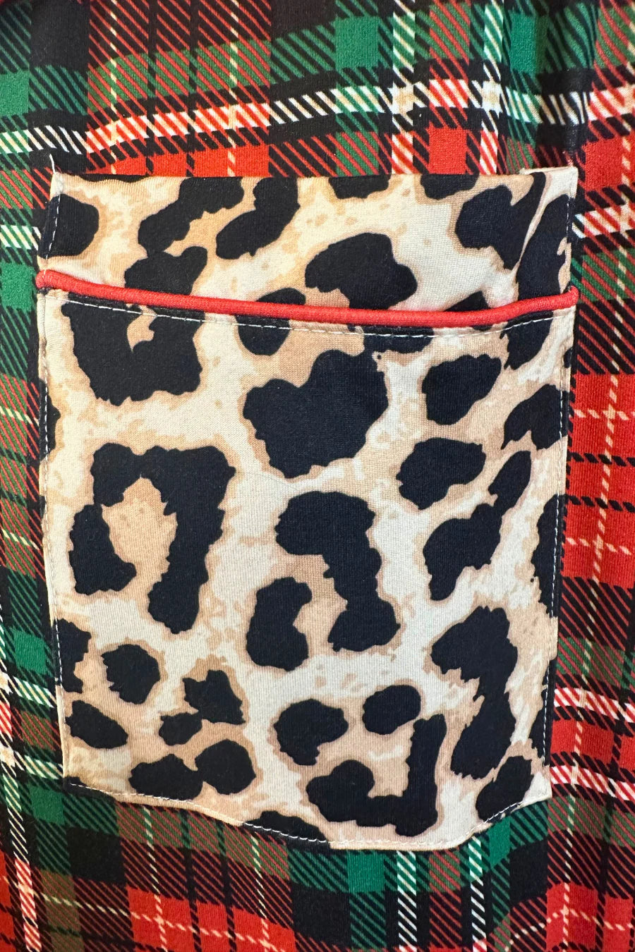 Leopard & Plaid Pajamas (PREORDER)