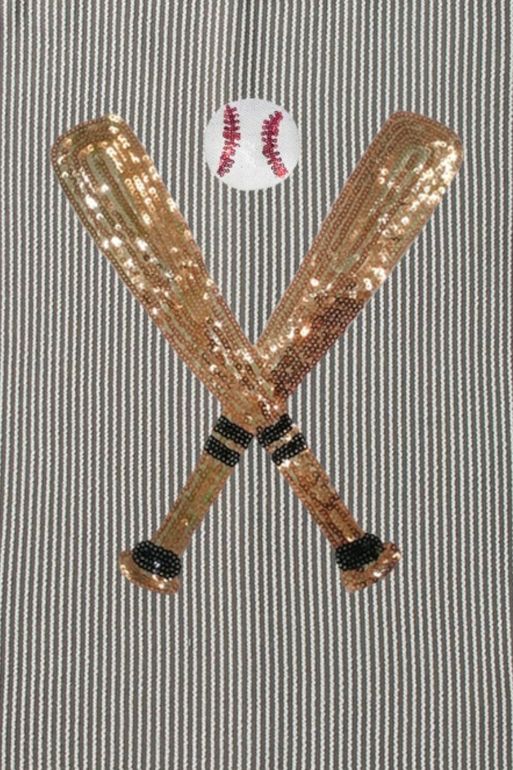 Sequin Baseball Bat shirt (ships 1-2 weeks)