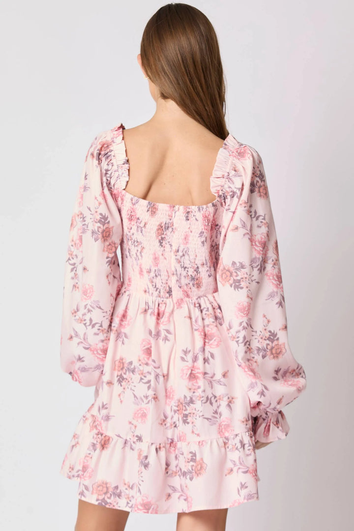 Floral BabyDoll Dress with Bows