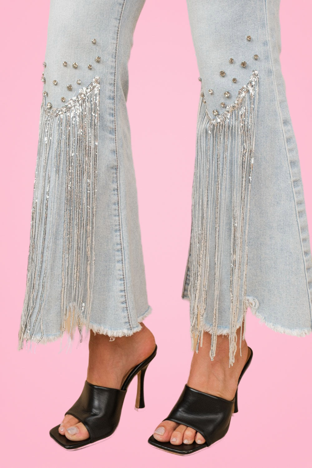 FRINGE Jeweled Jeans Ships 1-2 Weeks