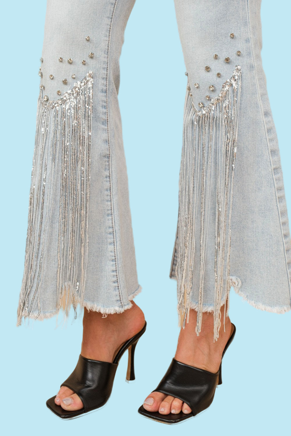 FRINGE Jeweled Jeans Ships 1-2 Weeks