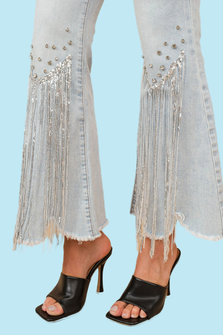 FRINGE Jeweled Jeans Ships 1-2 Weeks