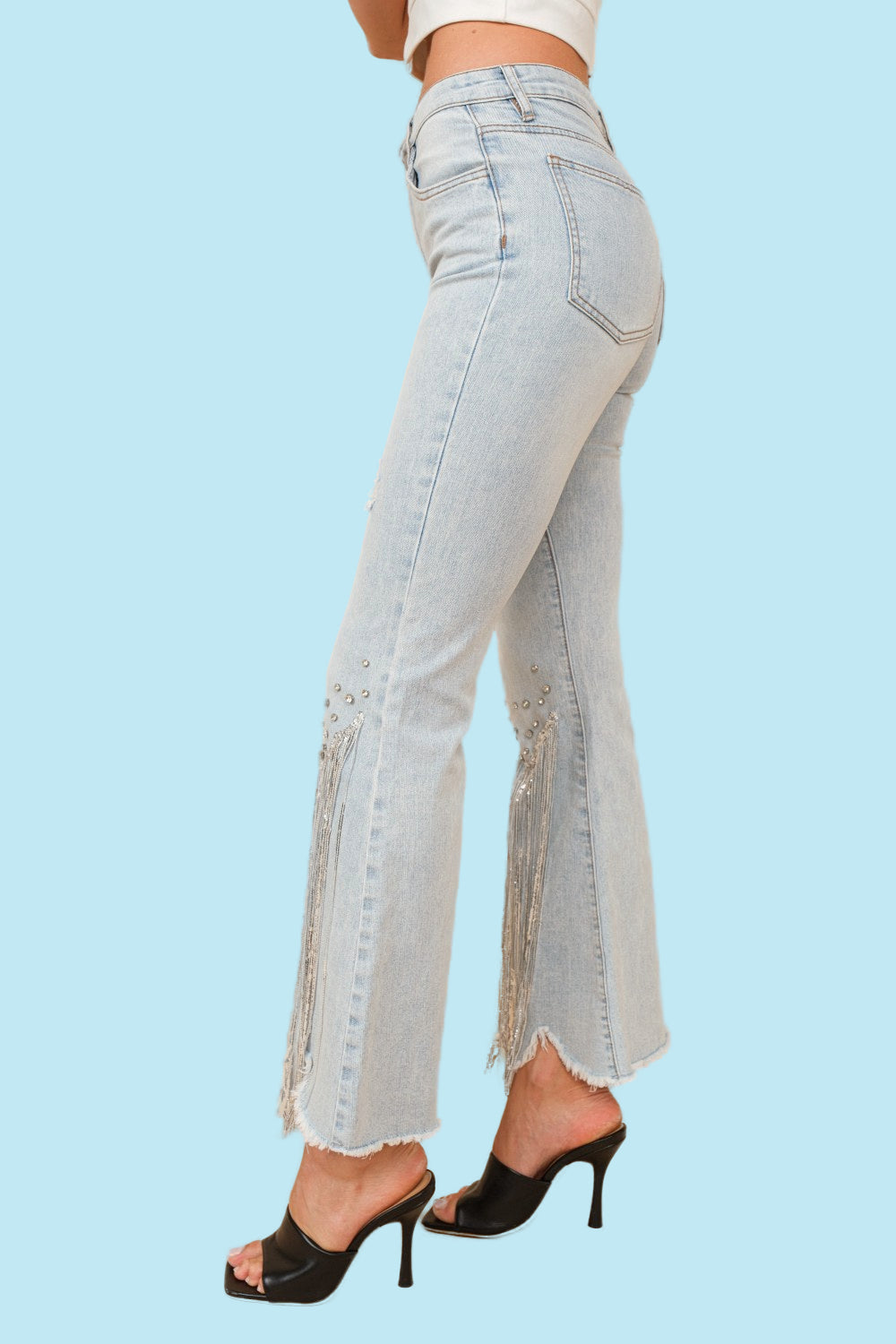 FRINGE Jeweled Jeans Ships 1-2 Weeks
