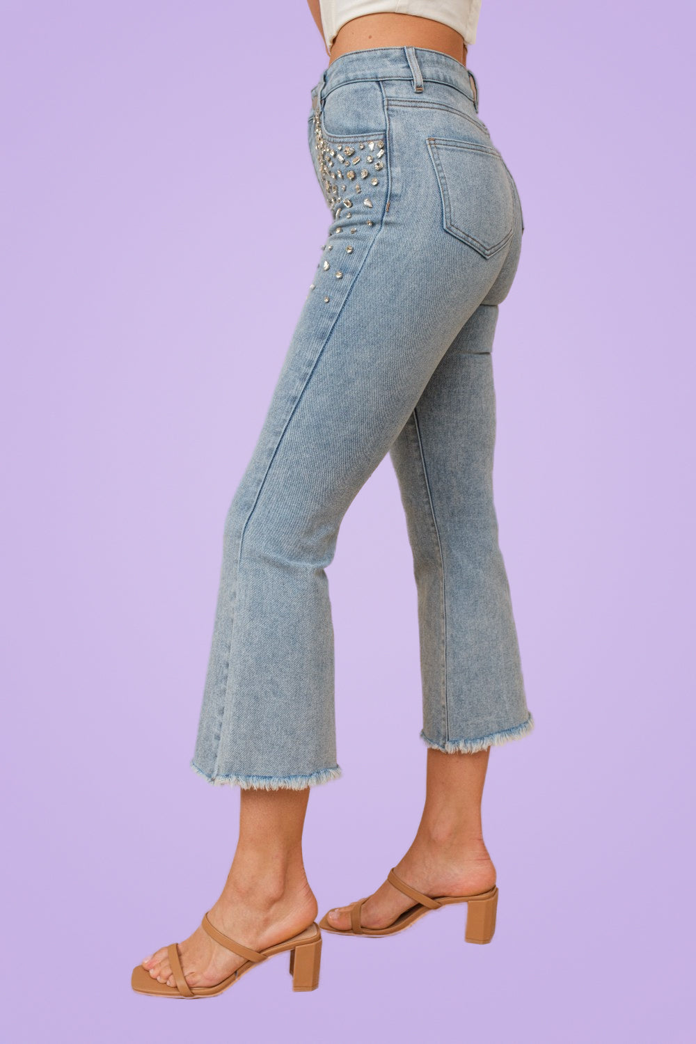 OMBRE Jeweled Jeans Ships 1-2 Weeks