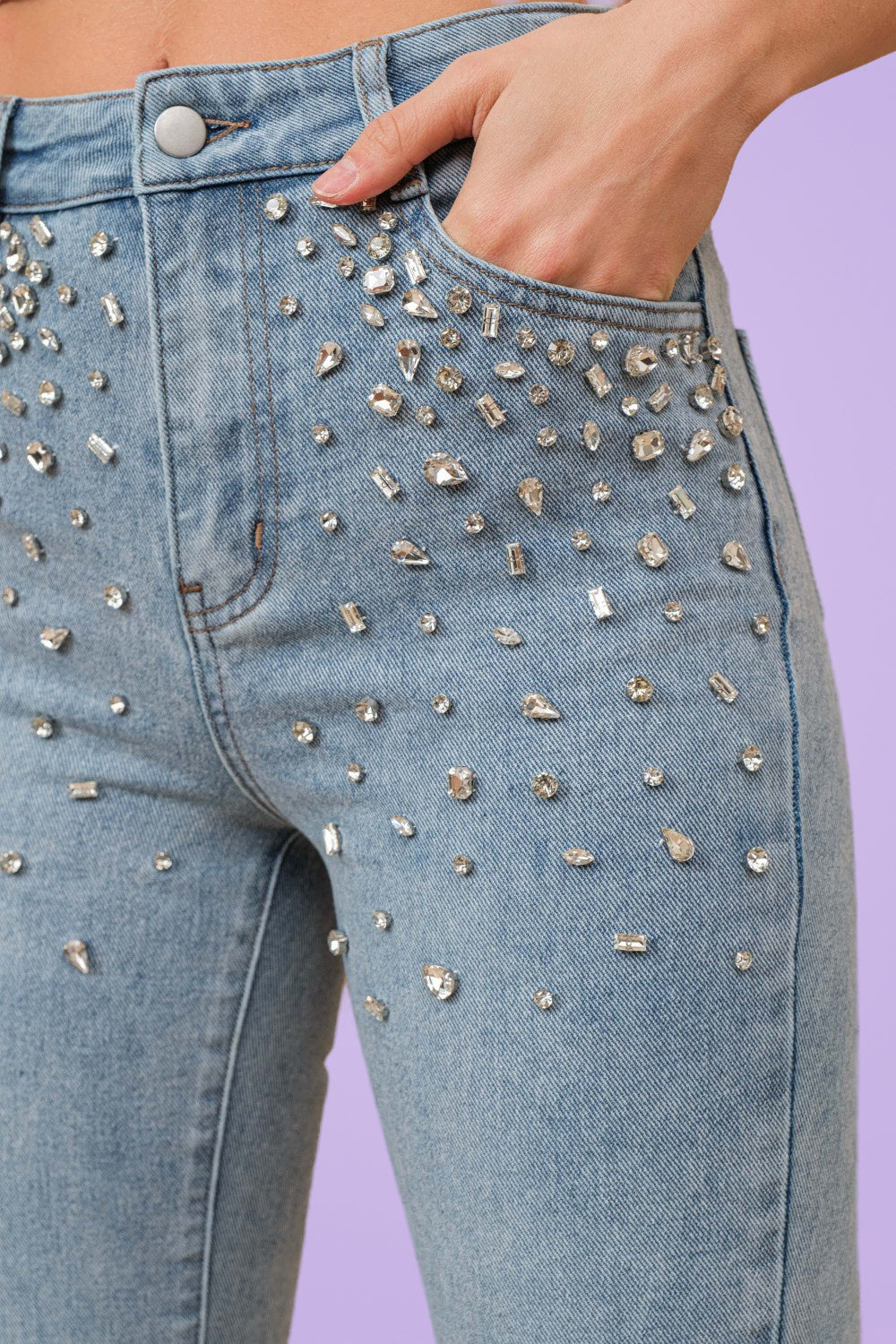 OMBRE Jeweled Jeans Ships 1-2 Weeks