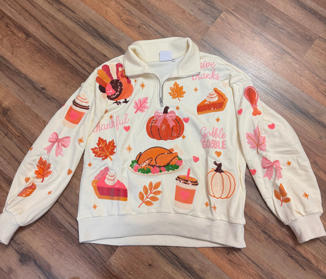 ALL THINGS FALL HALF ZIP PULLOVER (PREORDER)