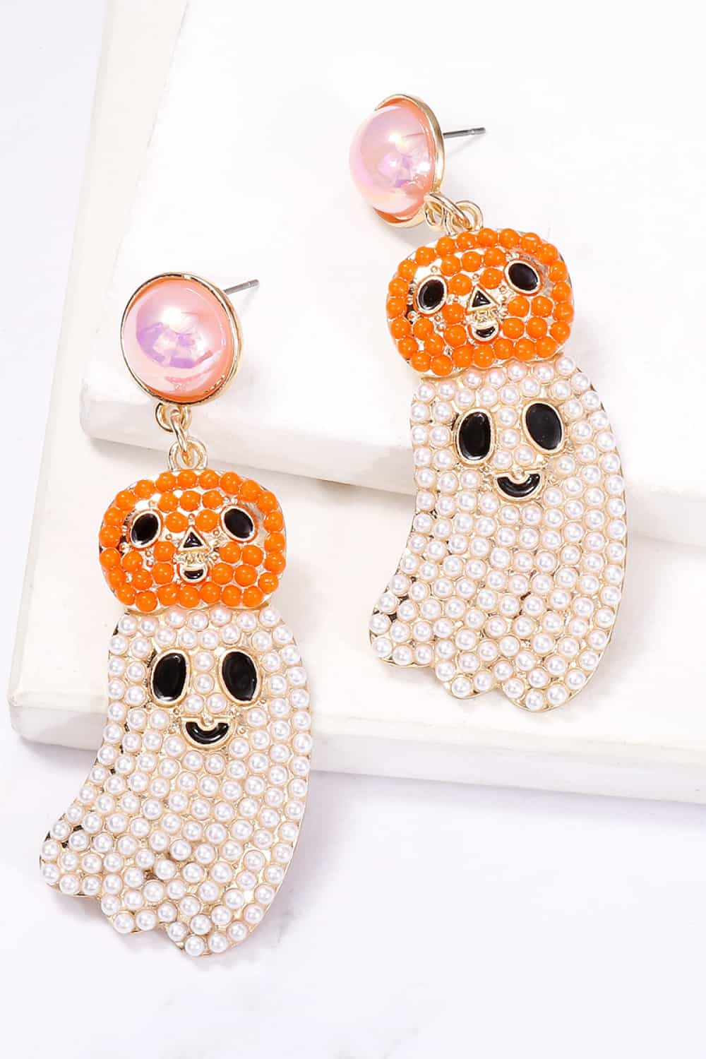 Halloween Ghost Shape Dangle Earrings (ships in 2 weeks)