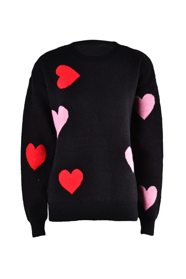 Falling for you heart sweater ships 1-2 weeks