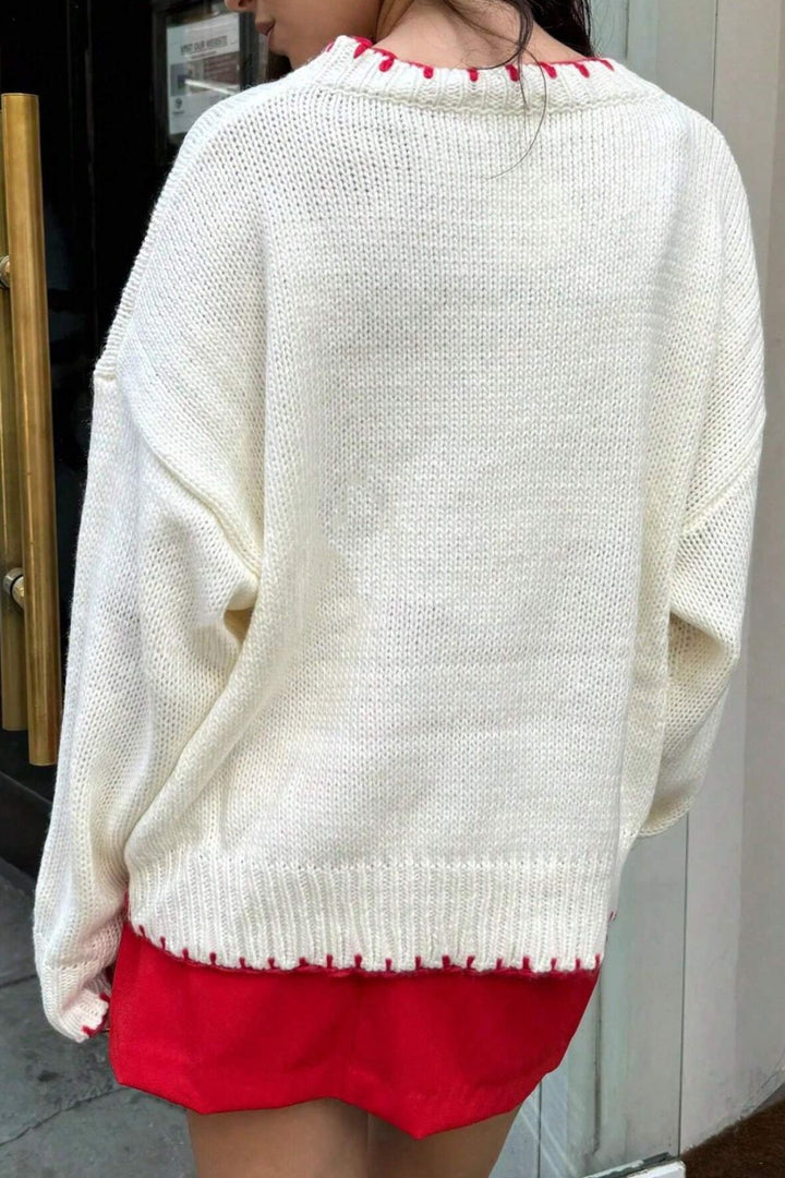 Ribbon Bow Sweater (ships 1-2 weeks) 3 colors