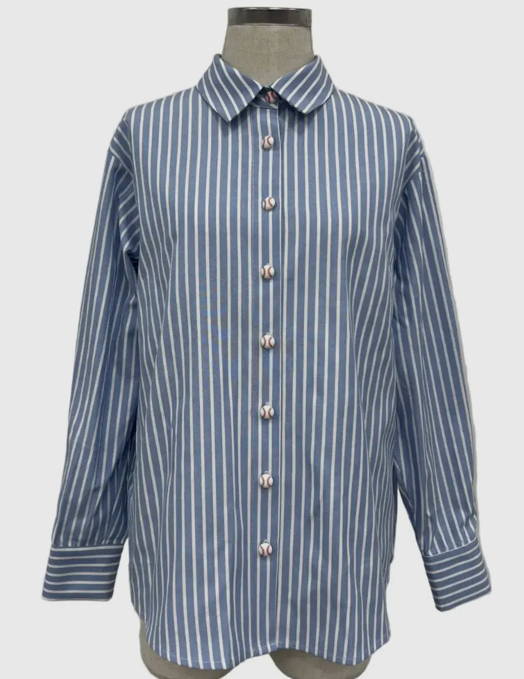 Brianna Cannon Sequin BASEBALL ⚾️ button up READY TO SHIP