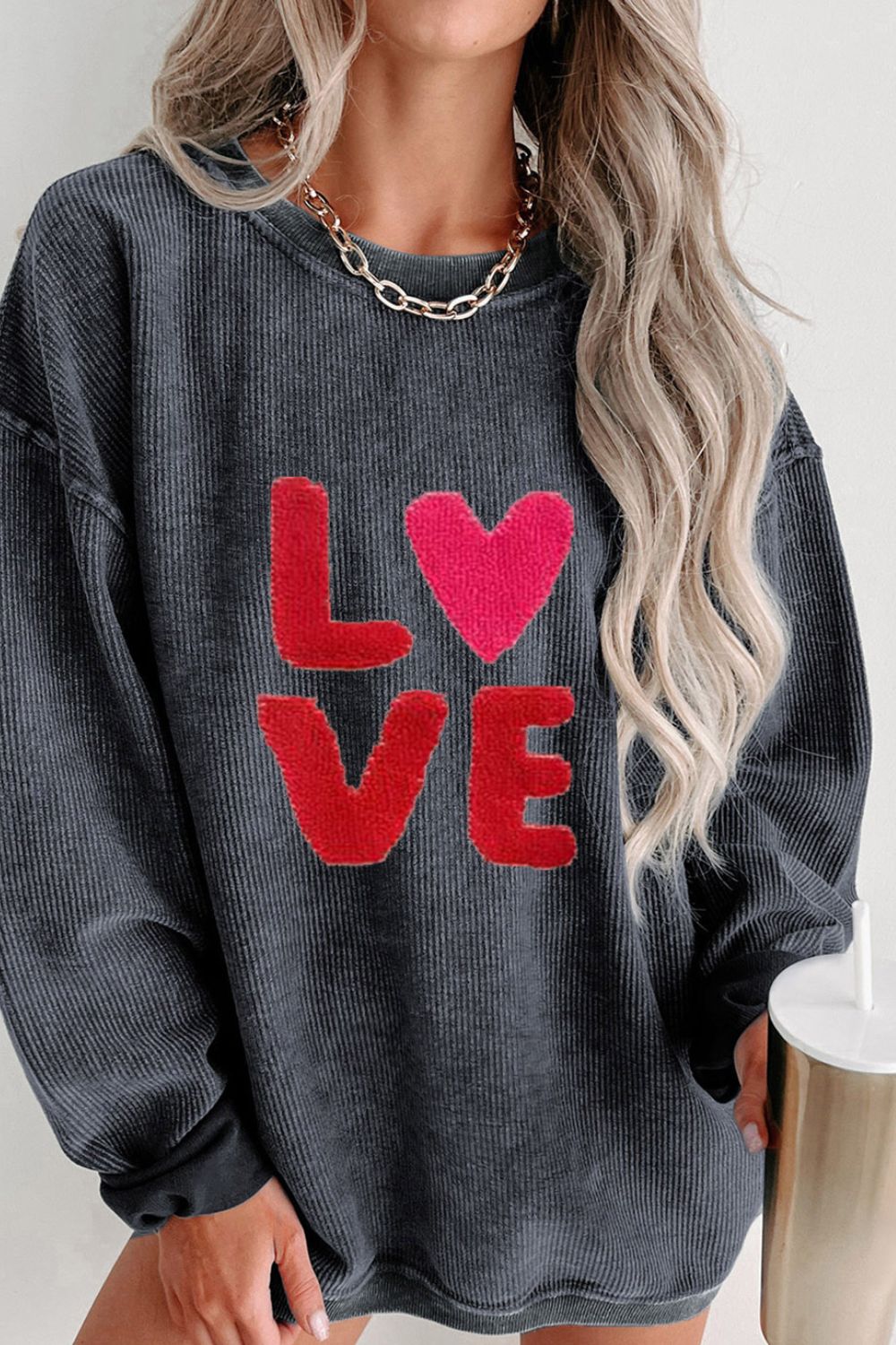 Love sweatshirt ships 2-3 weeks