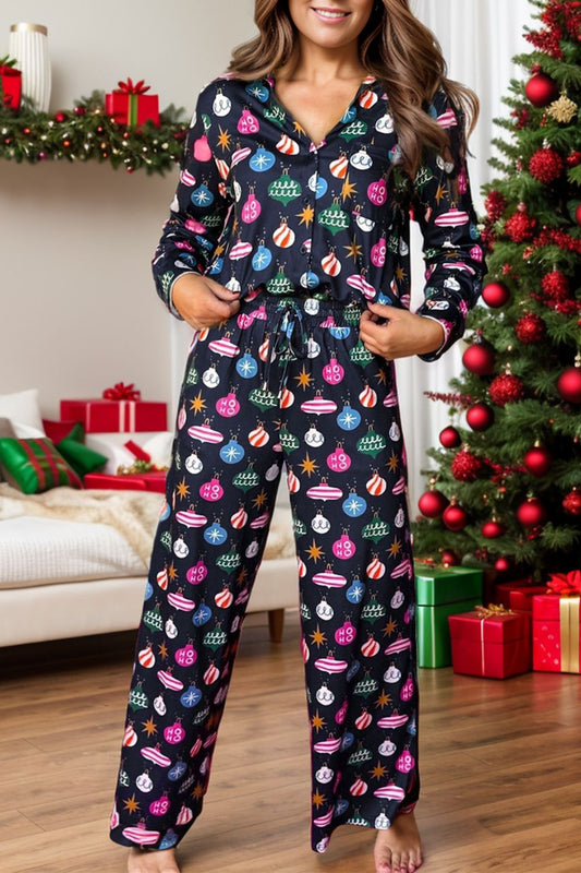 Pink & Colorful Ornament Pjs (ships 2-3 weeks)