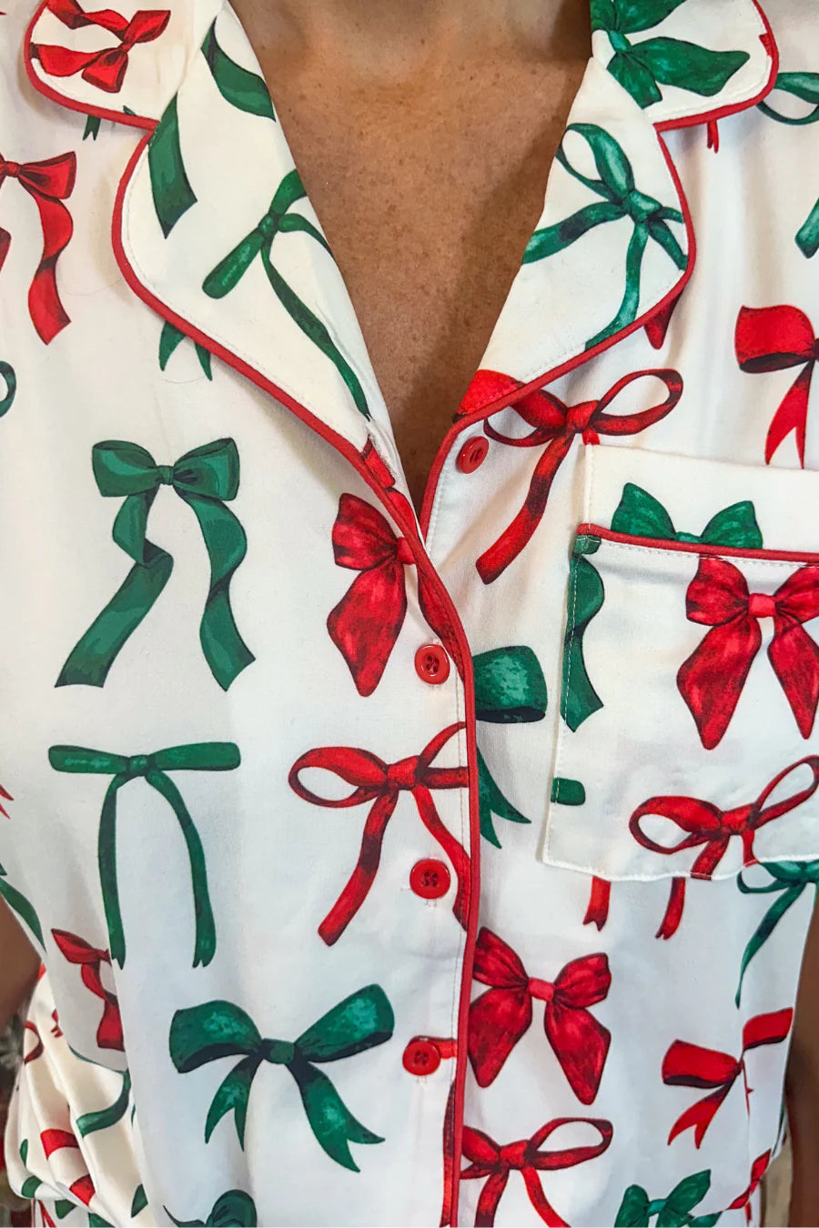 Midnight Bow Pajamas (PREORDER)