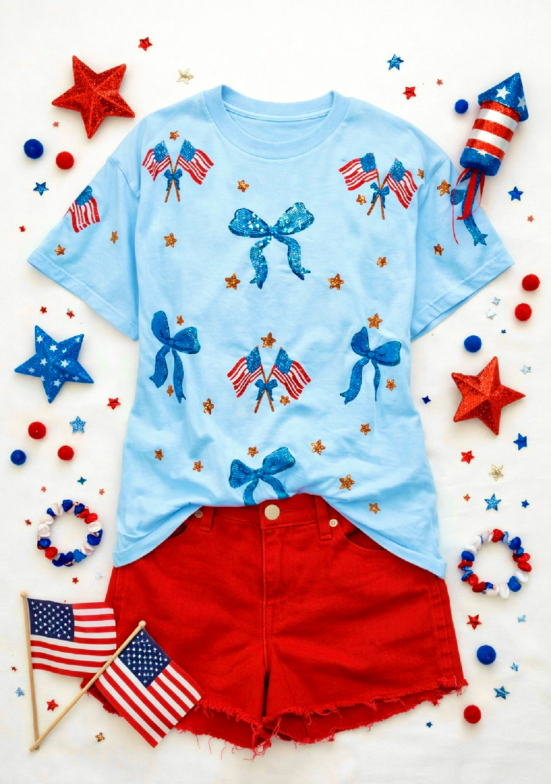 AMERICAN HONEY BLUE TSHIRT RTS